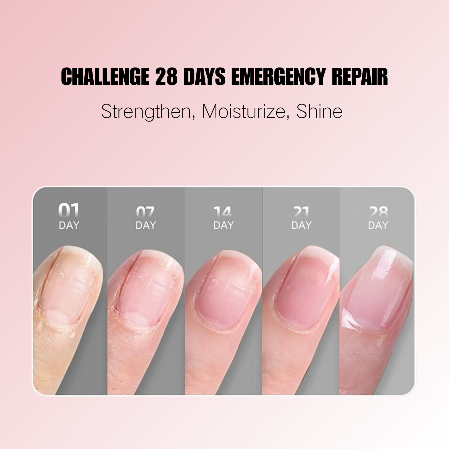 Close-up of SassyTip Nail Strengthener brush for easy, even application