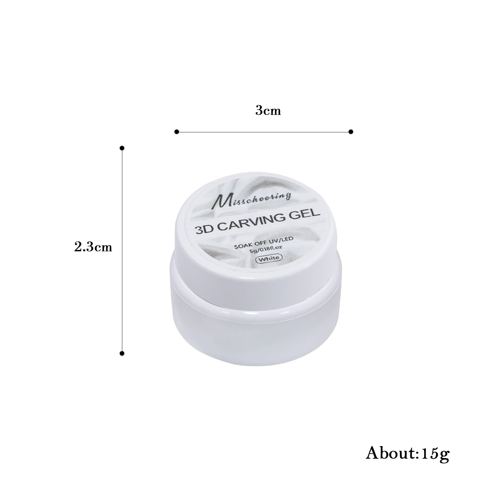 Pearl Satin Carving Gel – Sculpt in Style with Silky Soft Texture