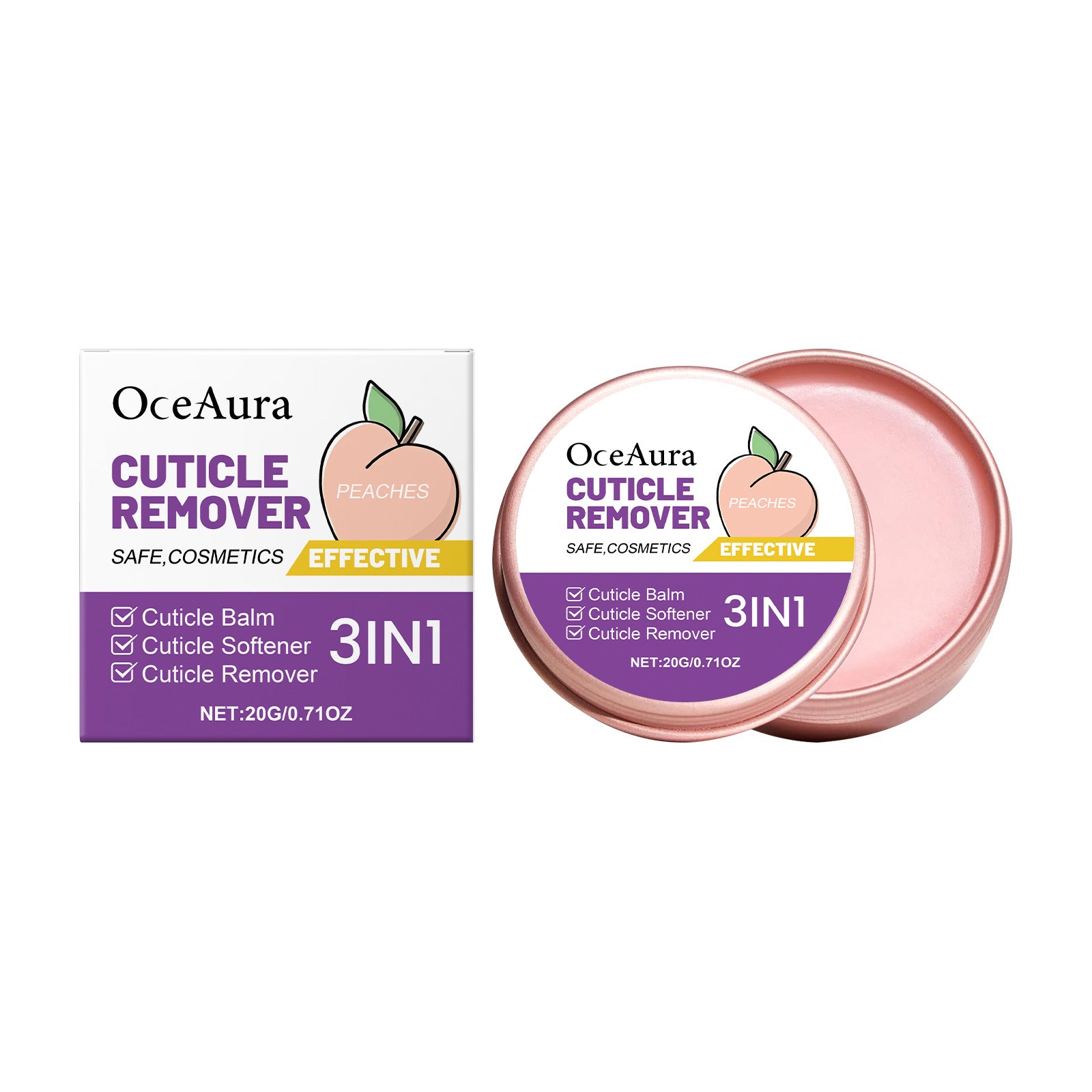Peach Nail & Hand Care Balm – Nourishing Hydration for Soft, Healthy Hands