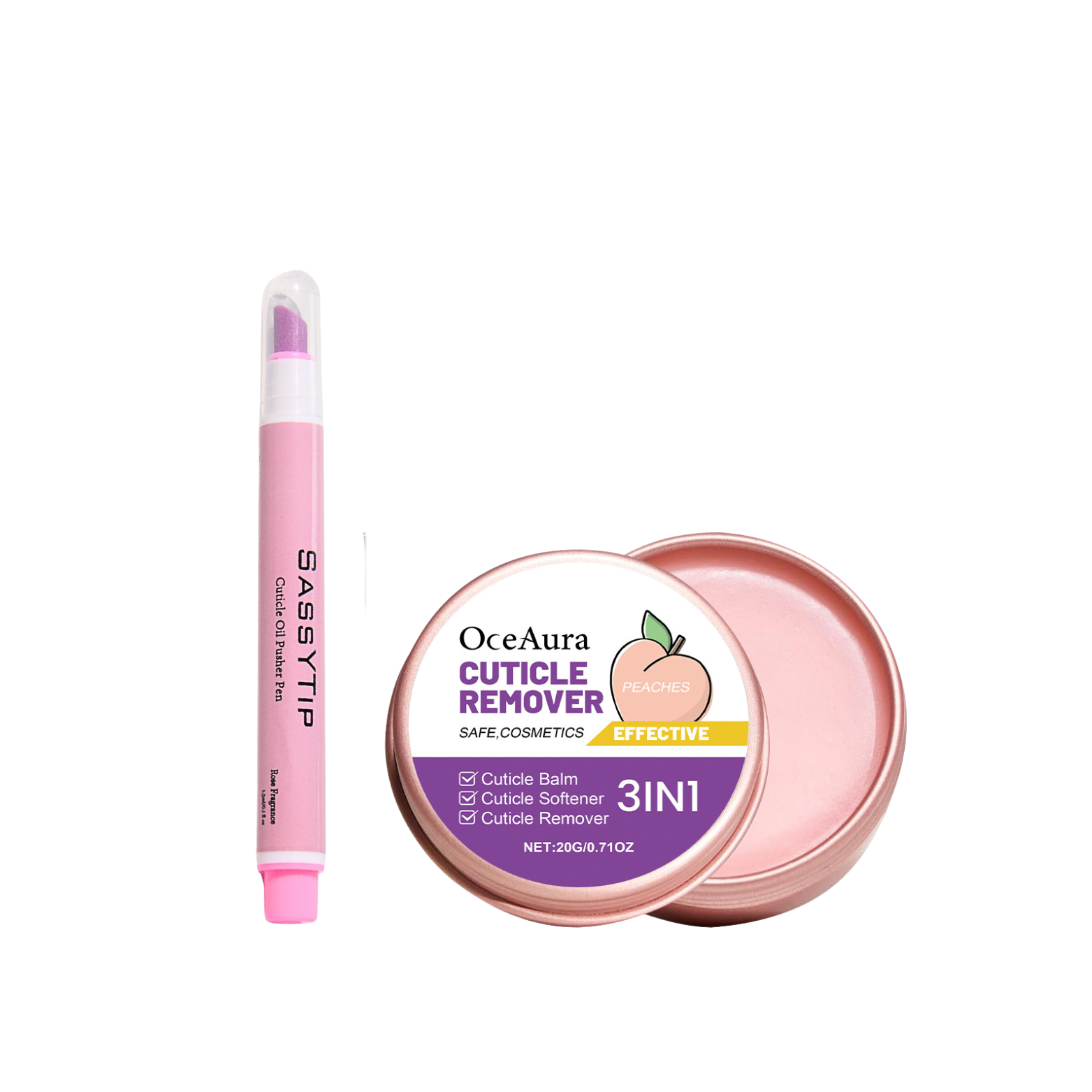 Peach Nail & Hand Care Balm – Nourishing Hydration for Soft, Healthy Hands
