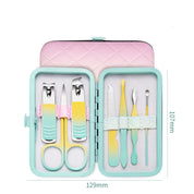 🌈 18-Piece Gradient Nail Care Set – Stylish & Complete Grooming Kit