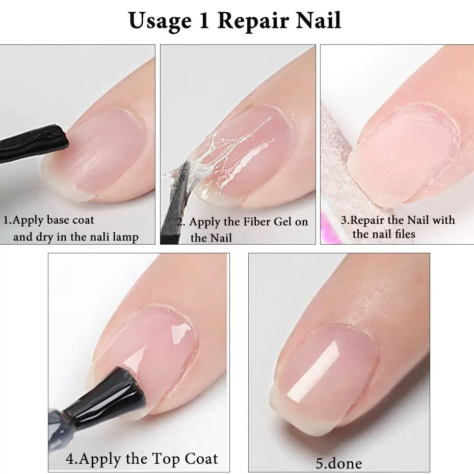 Nail Repair Fiber Gel