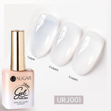 Esmalte en gel color nude de 15 ml: 60 tonos brillantes y helados para uñas con calidad de salón
