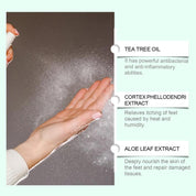 Foot Sanitizer Spray with Tea Tree Oil, antibacterial spray, 100ml