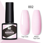 100 Colors Coat Nail Polish Pink Blue Jelly Glitter Gel, UV Manicure, 8.5ml