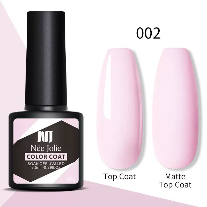 100 Colors Coat Nail Polish Pink Blue Jelly Glitter Gel, UV Manicure, 8.5ml