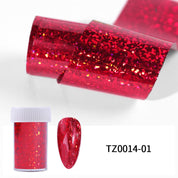 Ink-Style Nail Foil Transfer, 100×4cm