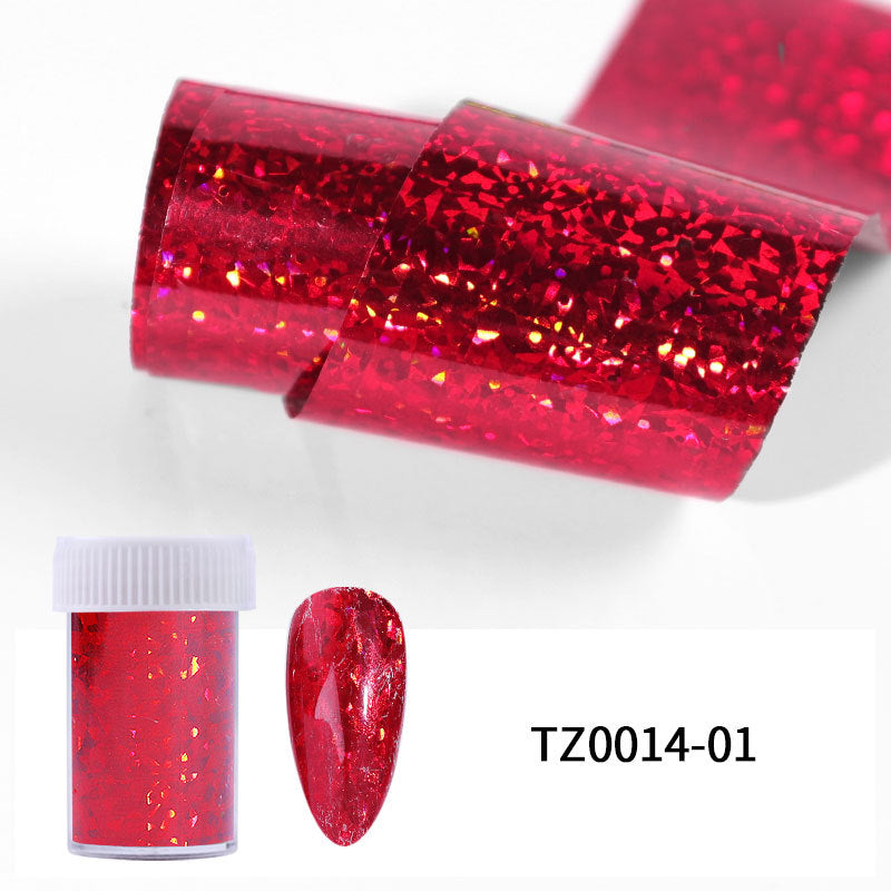 Ink-Style Nail Foil Transfer, 100×4cm