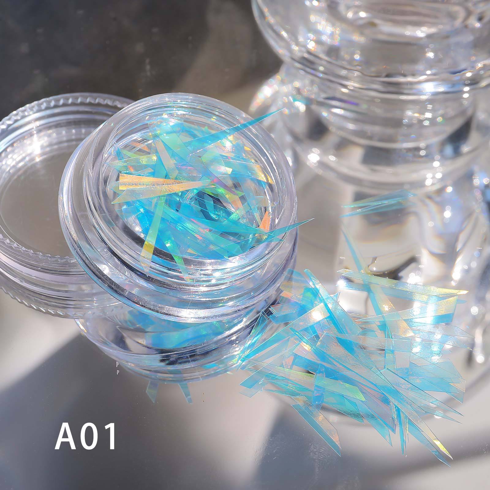 Laser Glass Nail Foil