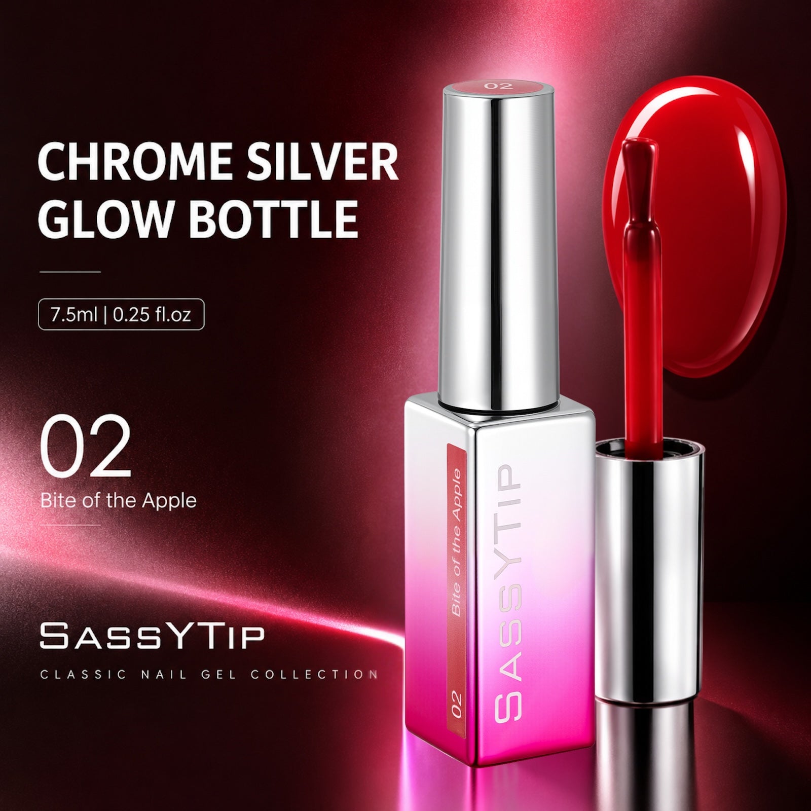 SassyTip 7.5ML Classic Nail Gel Polish, 02