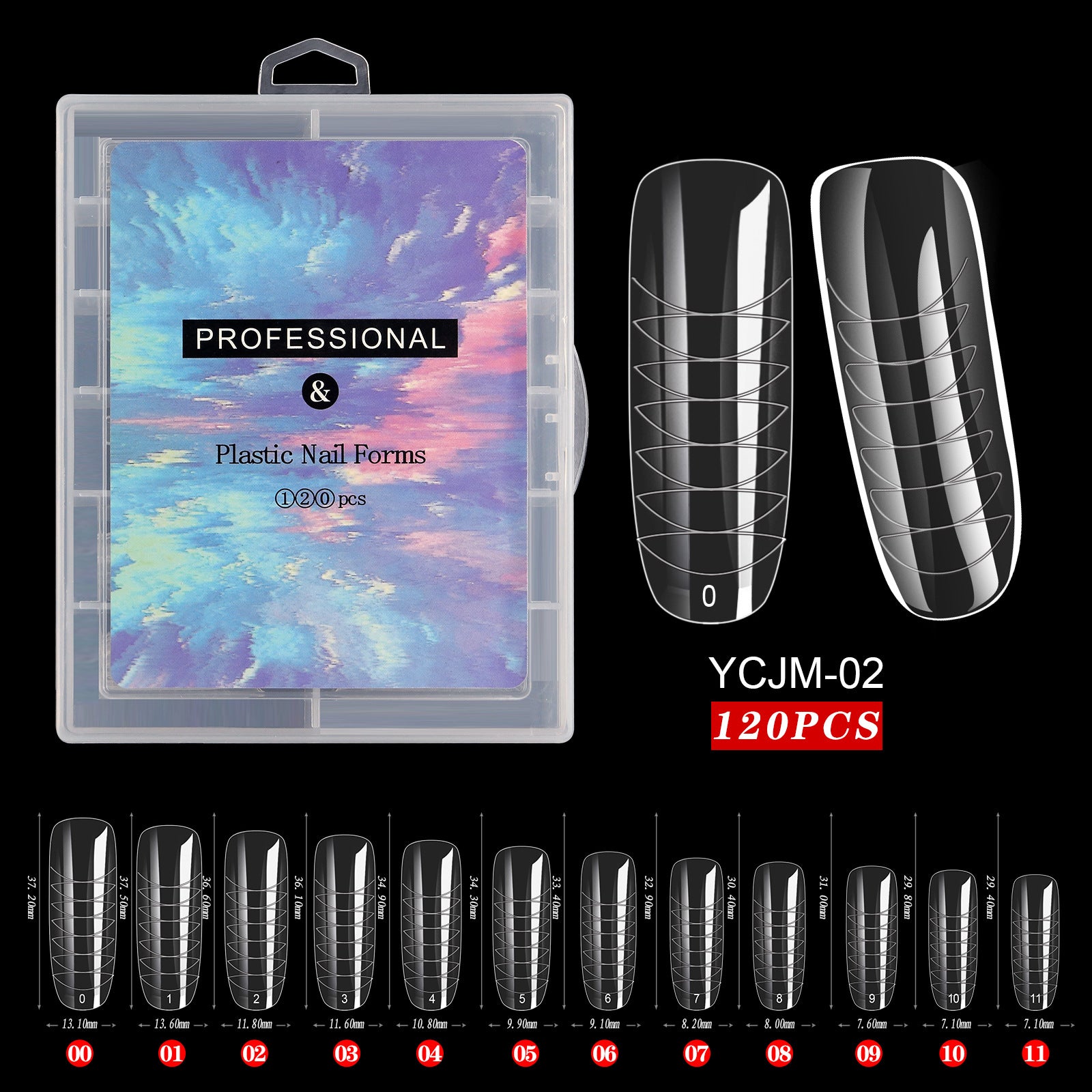 Pro-Grade Nail Extension Forms — Fast, Precise, Salon-Ready