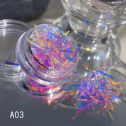 Laser Glass Nail Foil