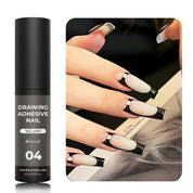 5ml Metallic Nail Line Gel - High-Density Metal Effect for Nail Art & Edge Design