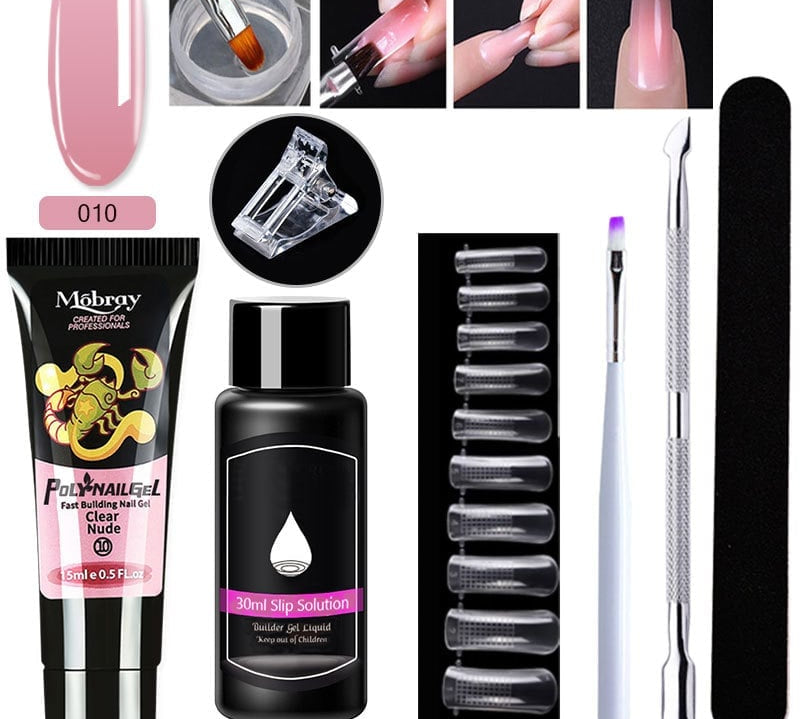 Poly Gel Nail Extension Kit
