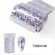 Ink-Style Nail Foil Transfer, 100×4cm