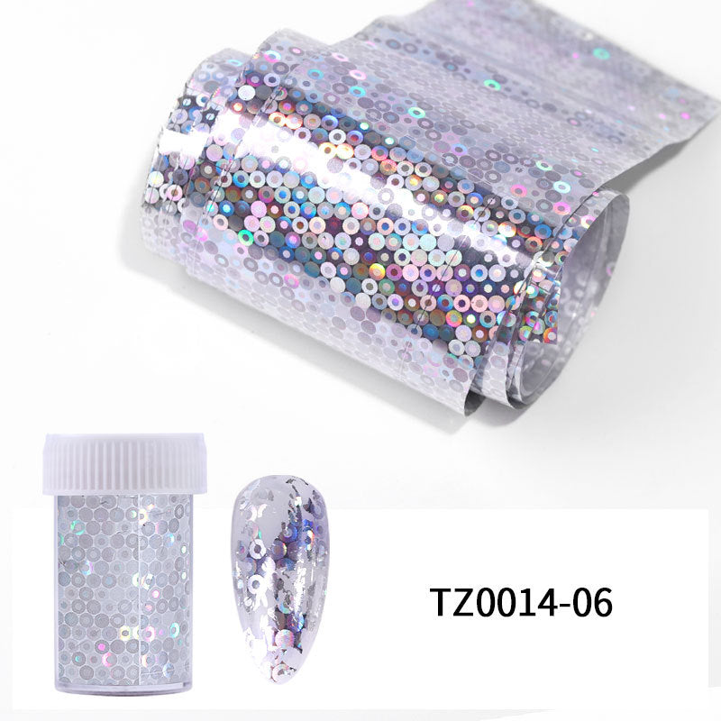 Ink-Style Nail Foil Transfer, 100×4cm