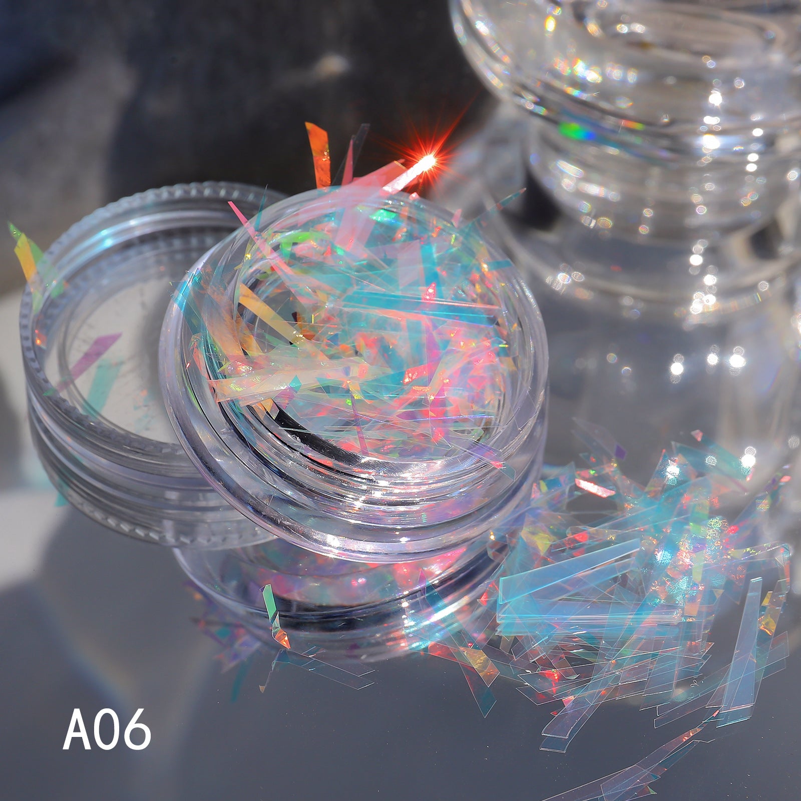 Laser Glass Nail Foil