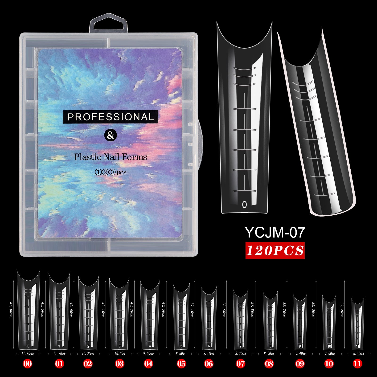 Pro-Grade Nail Extension Forms — Fast, Precise, Salon-Ready