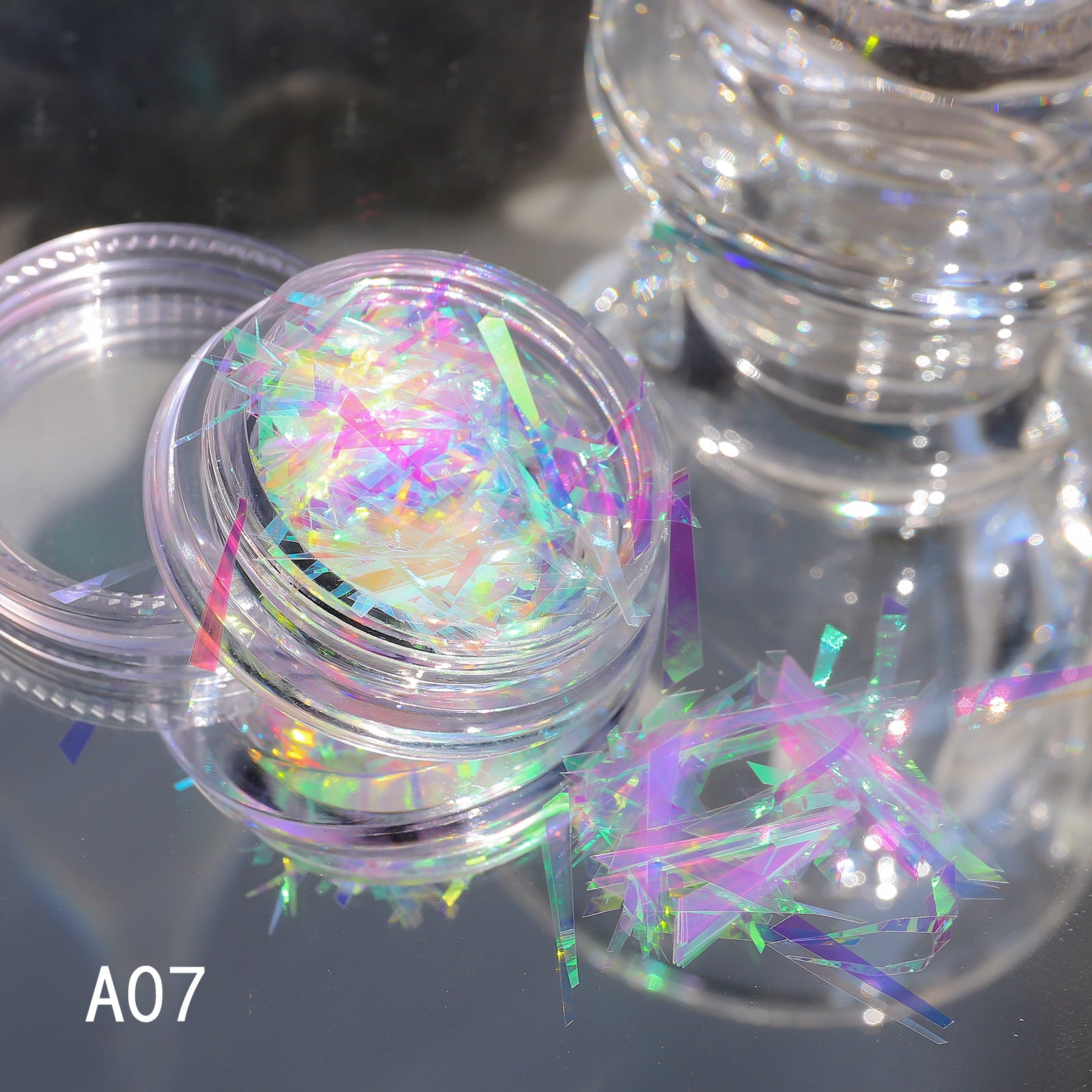 Laser Glass Nail Foil