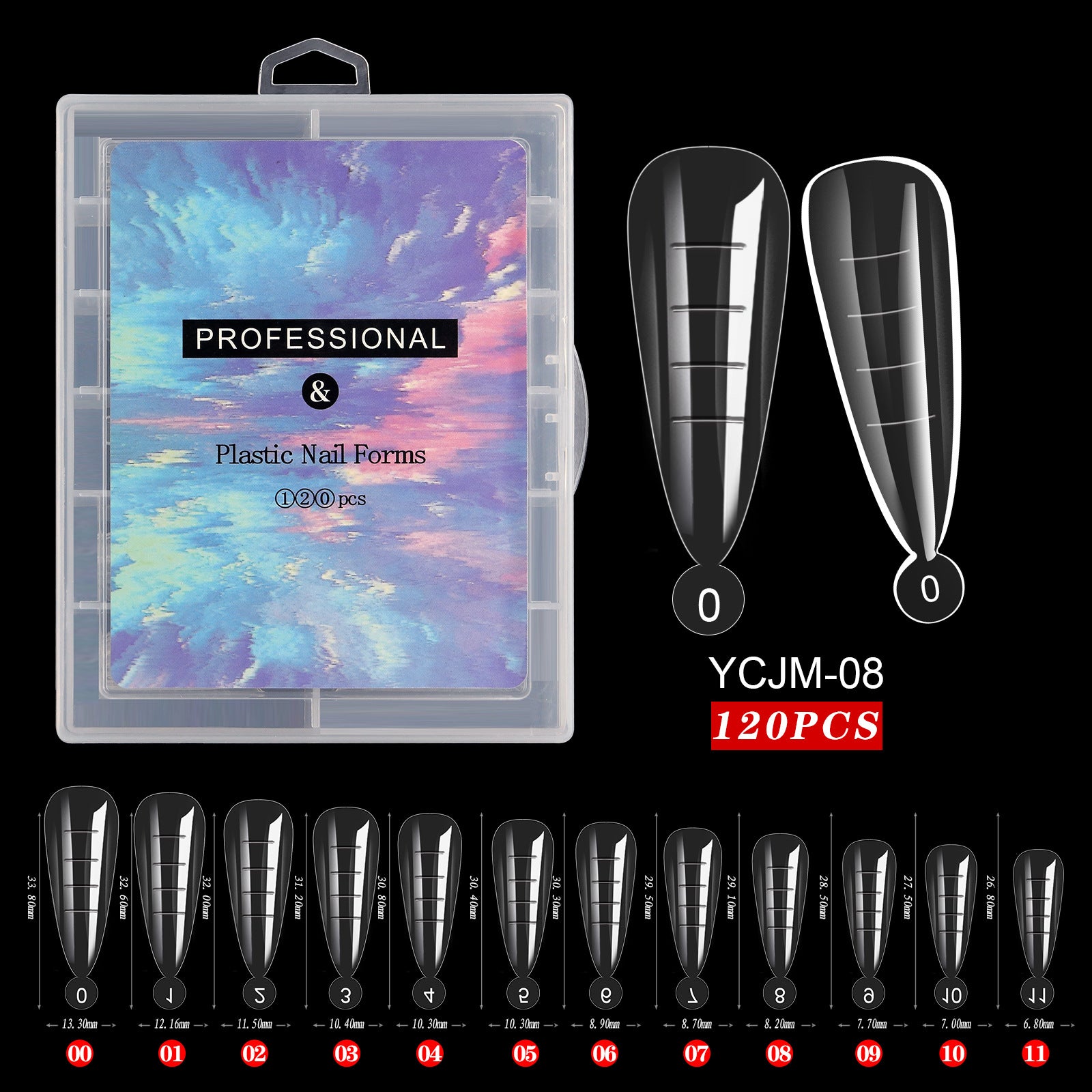 Pro-Grade Nail Extension Forms — Fast, Precise, Salon-Ready