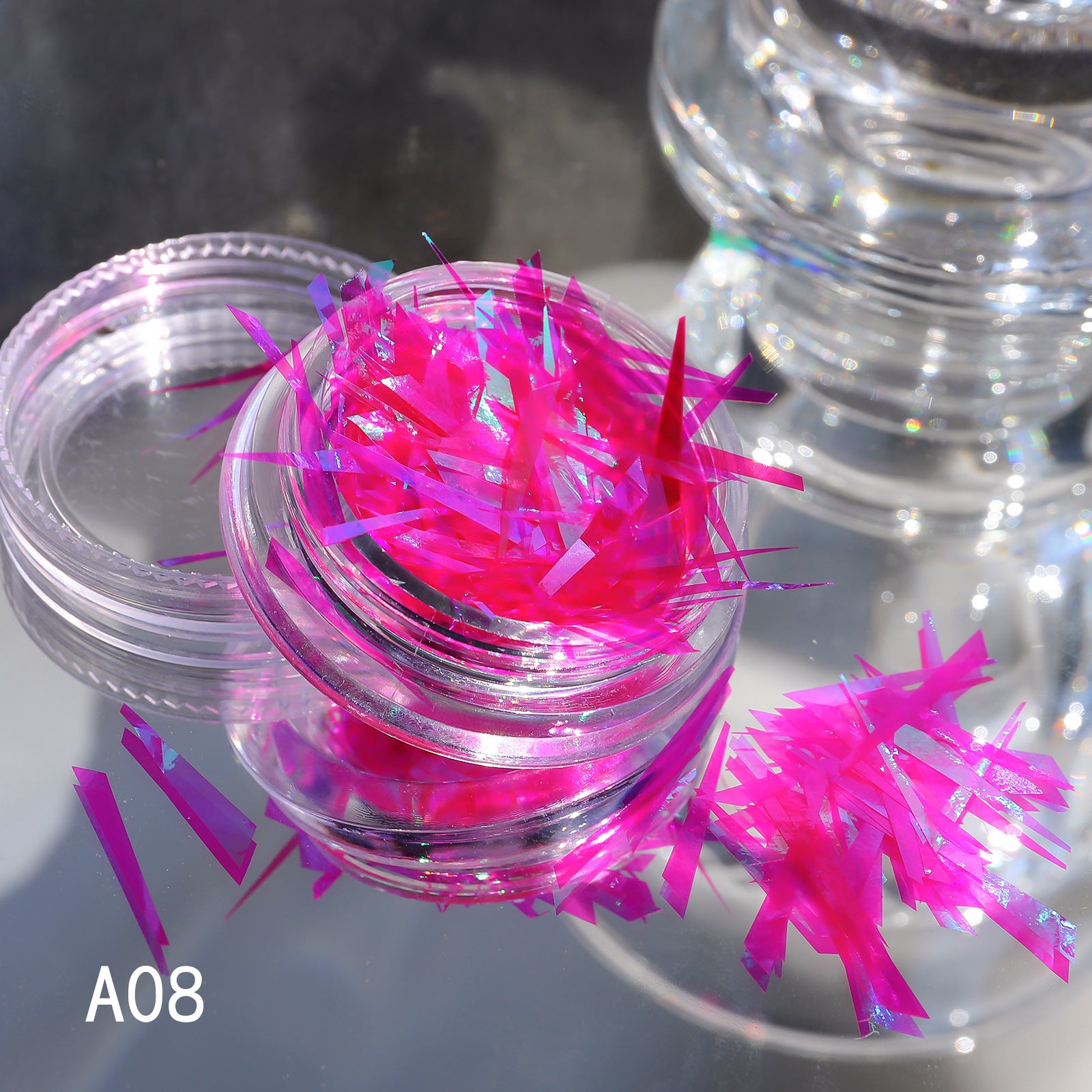Laser Glass Nail Foil