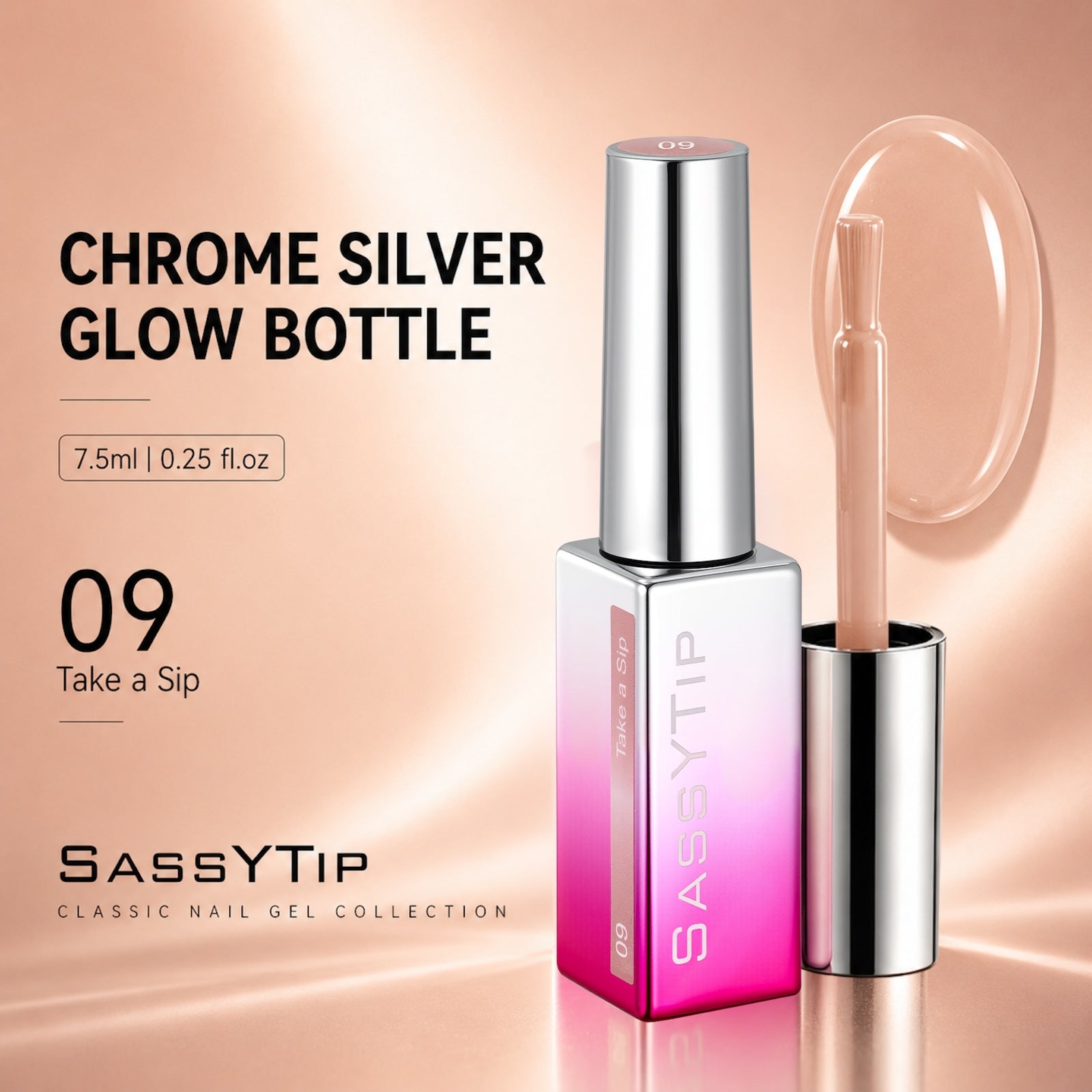 SassyTip 7.5ML Classic Nail Gel Polish, 09