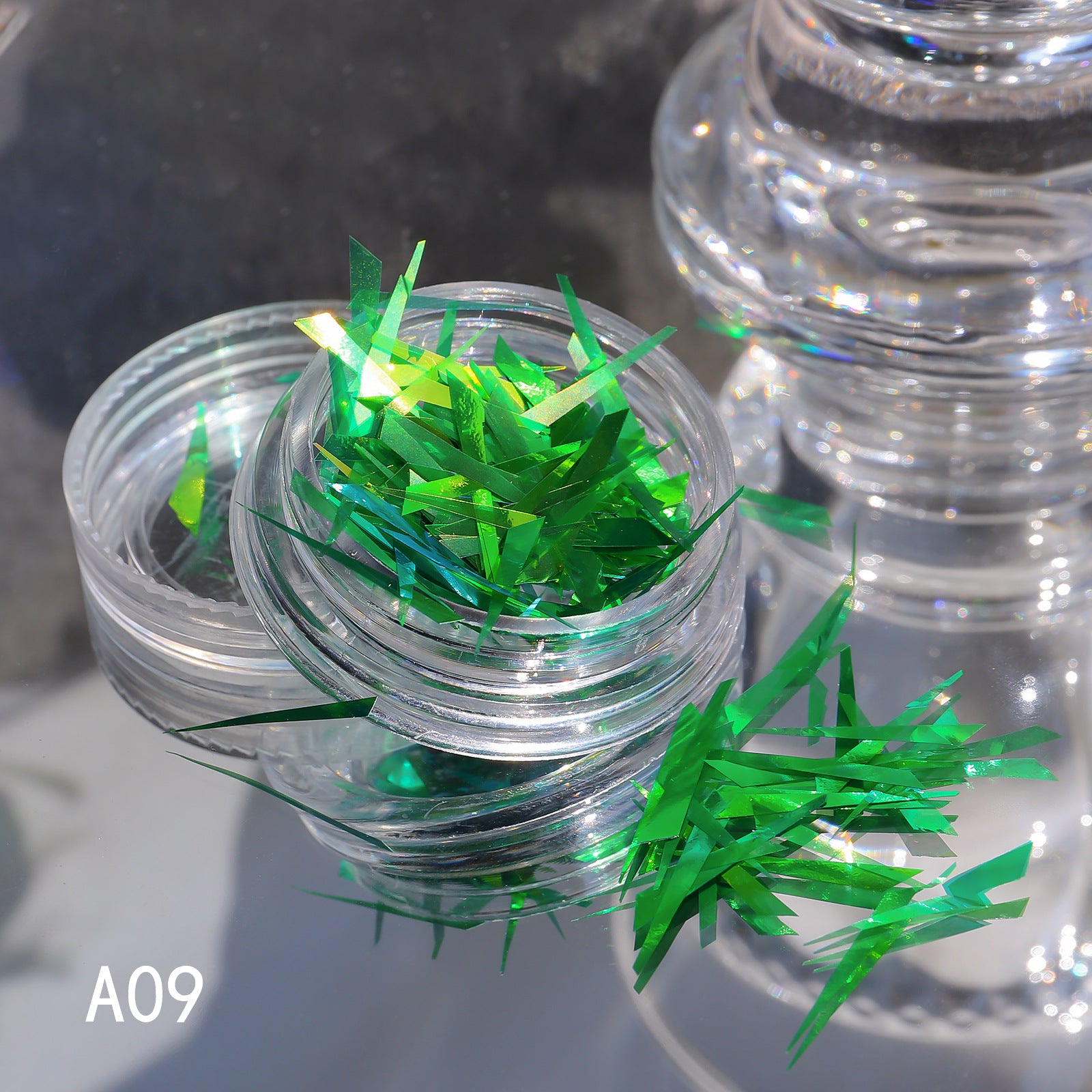 Laser Glass Nail Foil