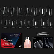 Arch-Shaped Transparent Nail Tips — Flawless, Seamless Salon-Quality Press-Ons