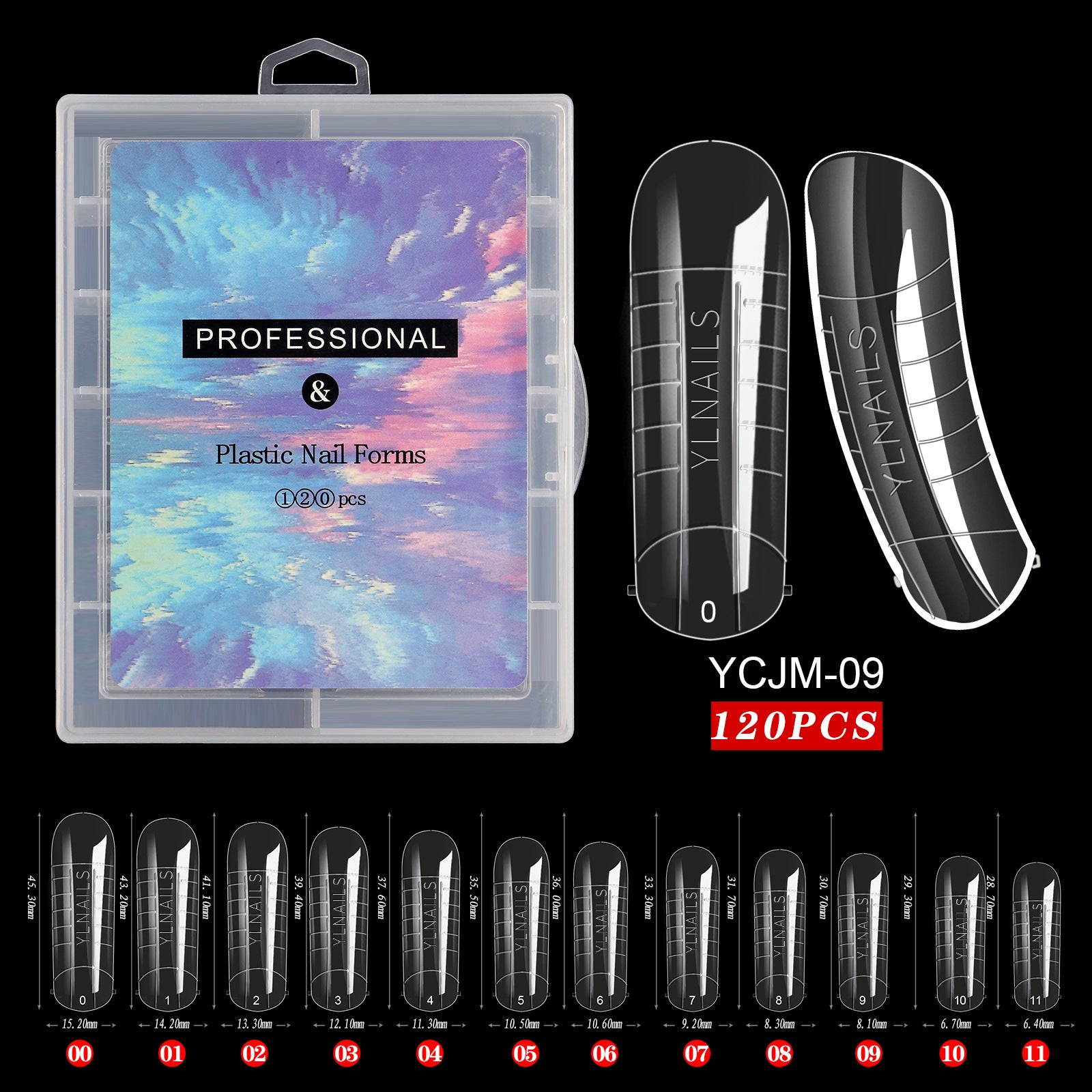 Pro-Grade Nail Extension Forms — Fast, Precise, Salon-Ready