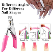 Stainless Steel U‑Shaped Nail Clipper – Professional Manicure Tool