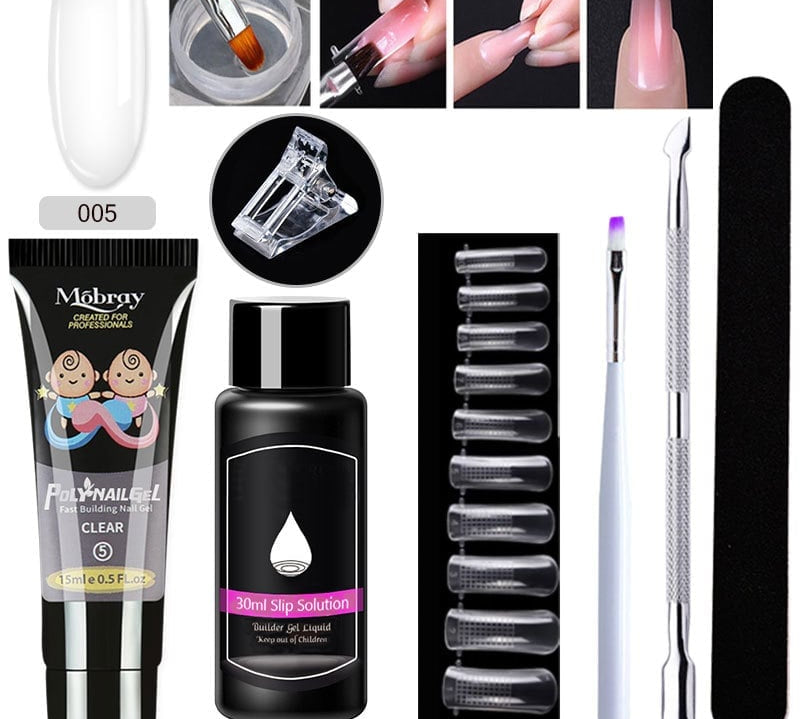 Poly Gel Nail Extension Kit