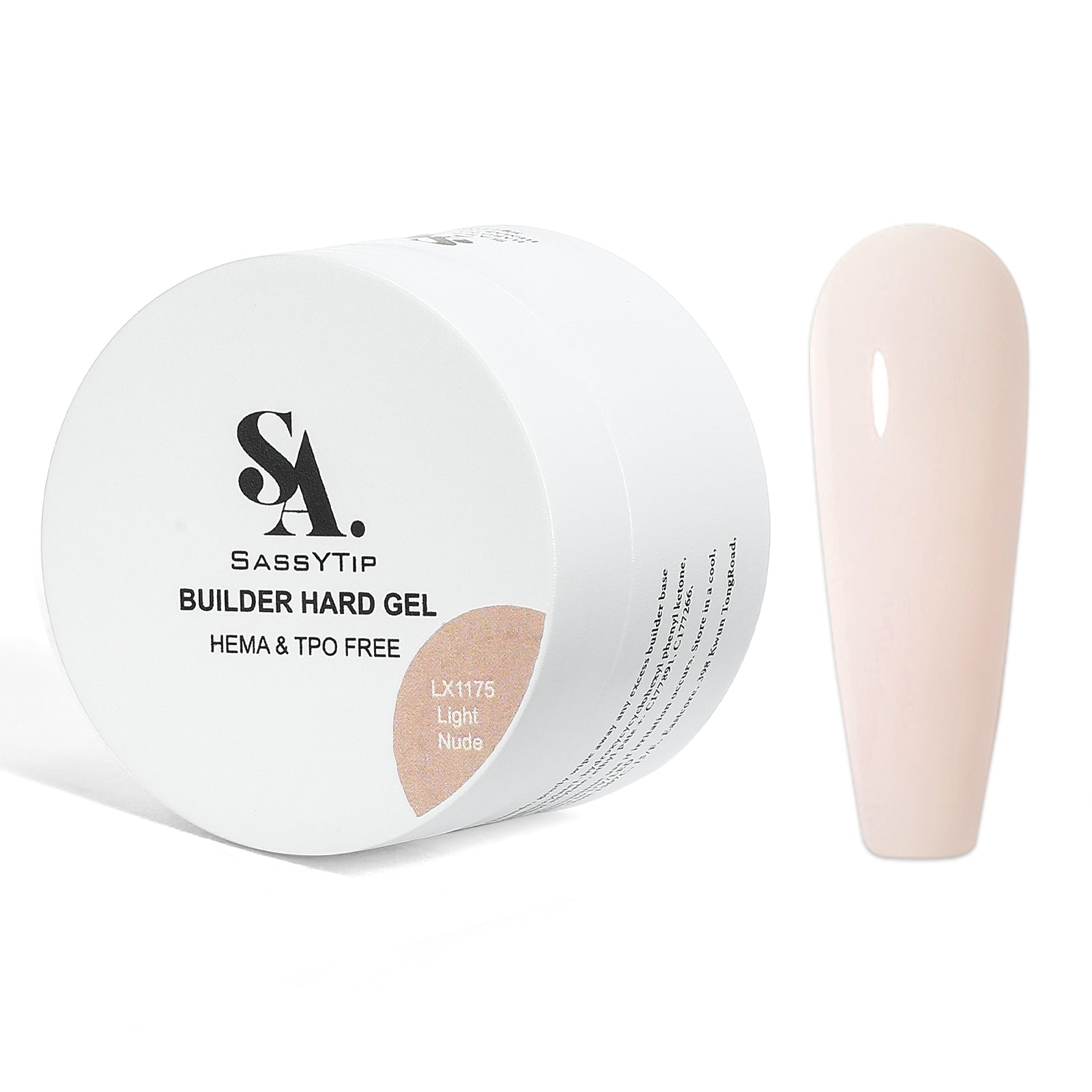 SASSYTIP Light Nude Builder Hard Gel