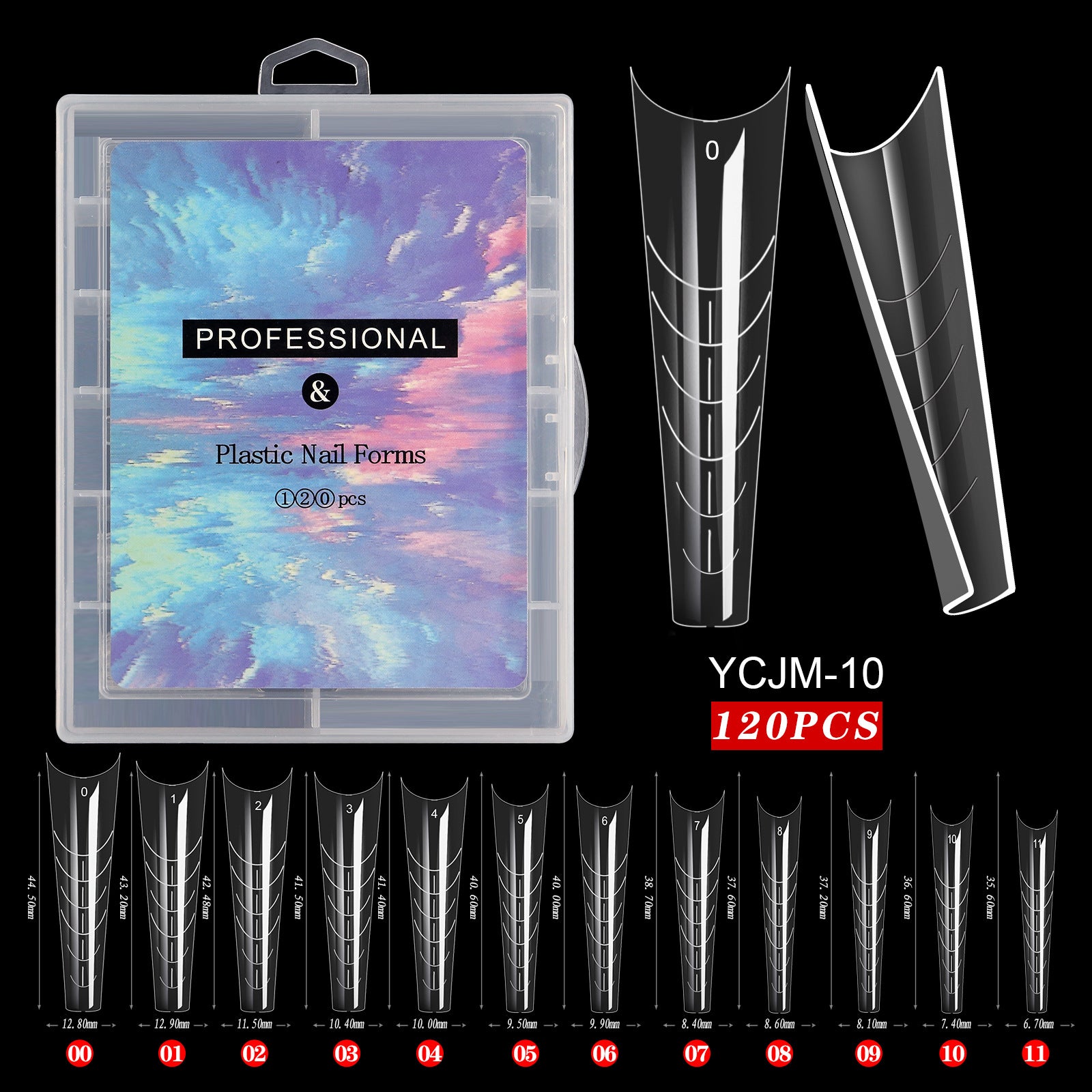 Pro-Grade Nail Extension Forms — Fast, Precise, Salon-Ready