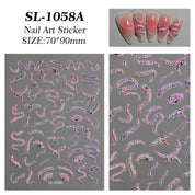 “Lucky Serpent” Vintage Luxe Nail Stickers