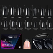 Arch-Shaped Transparent Nail Tips — Flawless, Seamless Salon-Quality Press-Ons