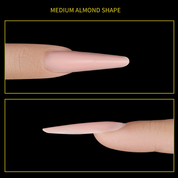 Black Friday Special: 50% Off Sandwich Nail Extensions – Medium Almond