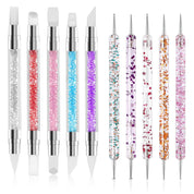 5 Pcs Dual-Tipped Silicone Nail Art Pens – Sculpting & Drawing Tools