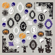 Halloween 3D Embossed Nail Stickers