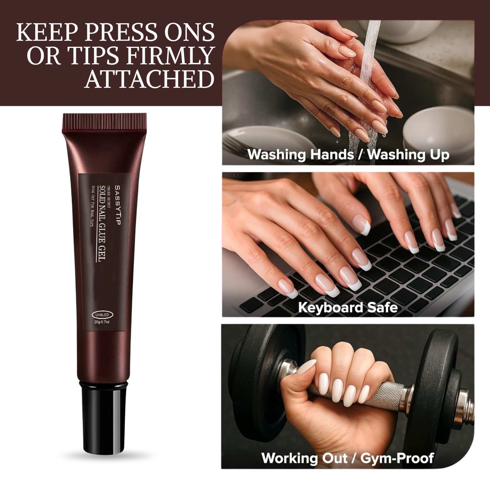Nails Travel Set, Stick and Remove!