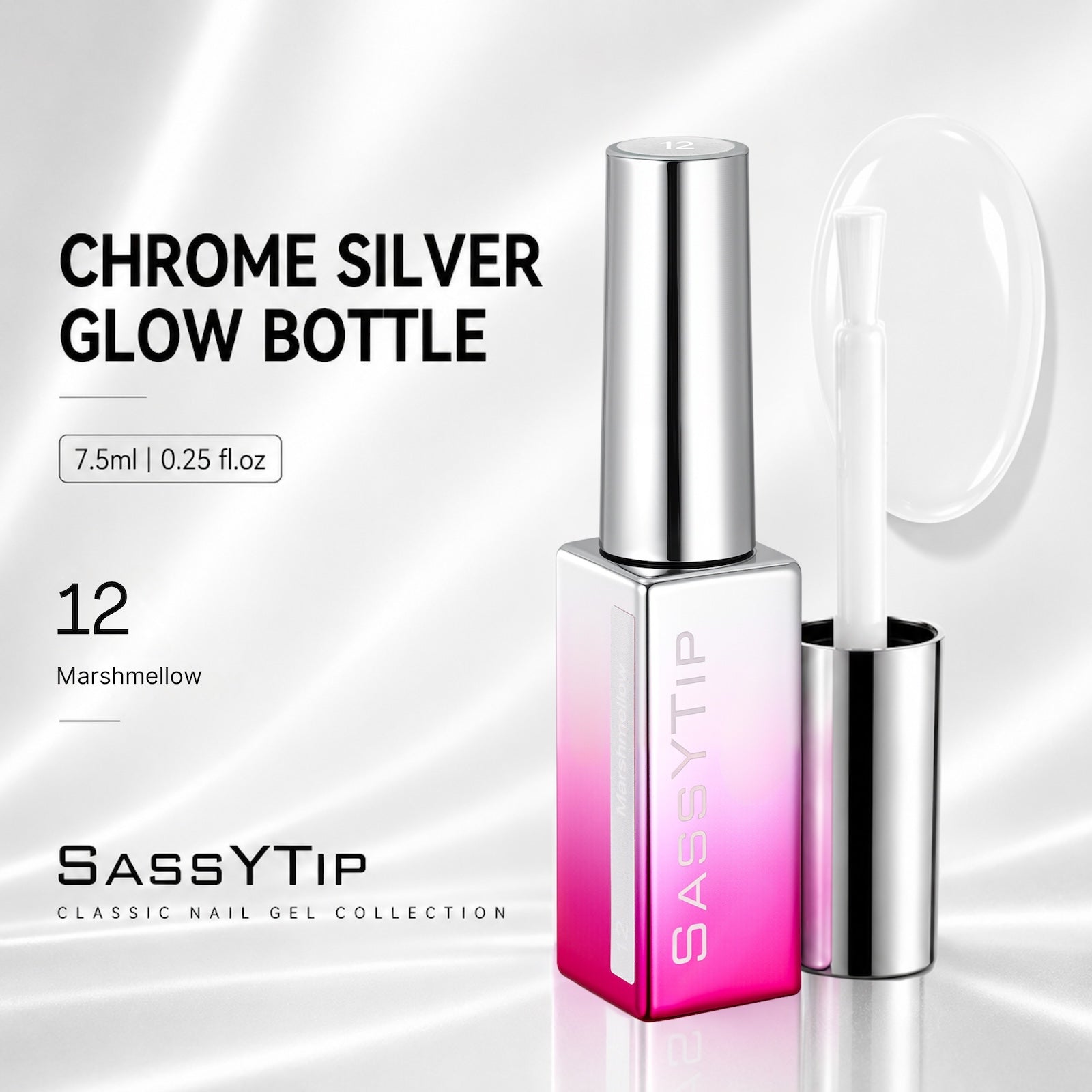 SassyTip 7.5ML Classic Nail Gel Polish, 12