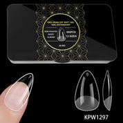 600pcs Half-Matte Seamless Nail Tips Set – Natural Fit, Premium Press-On Perfection