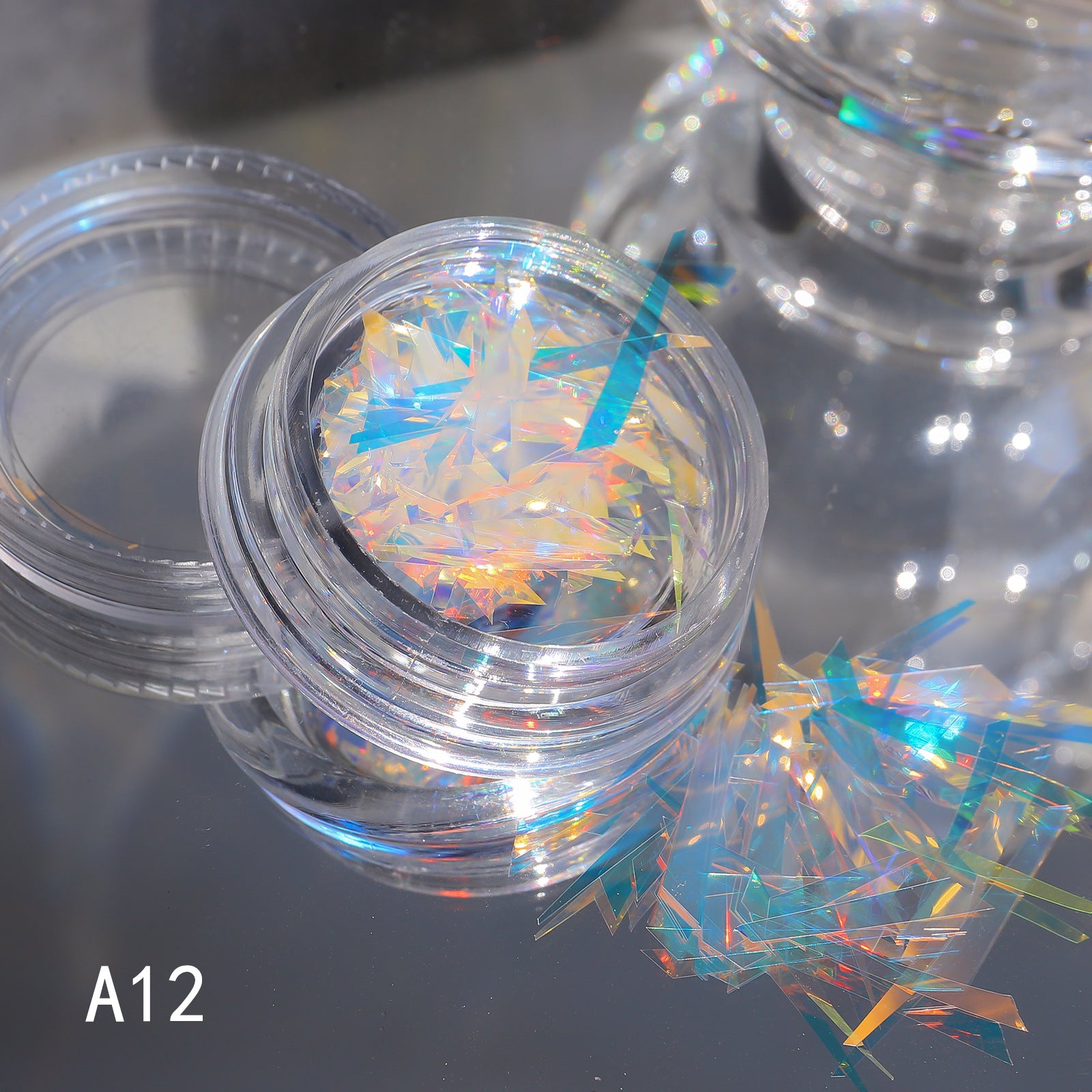 Laser Glass Nail Foil