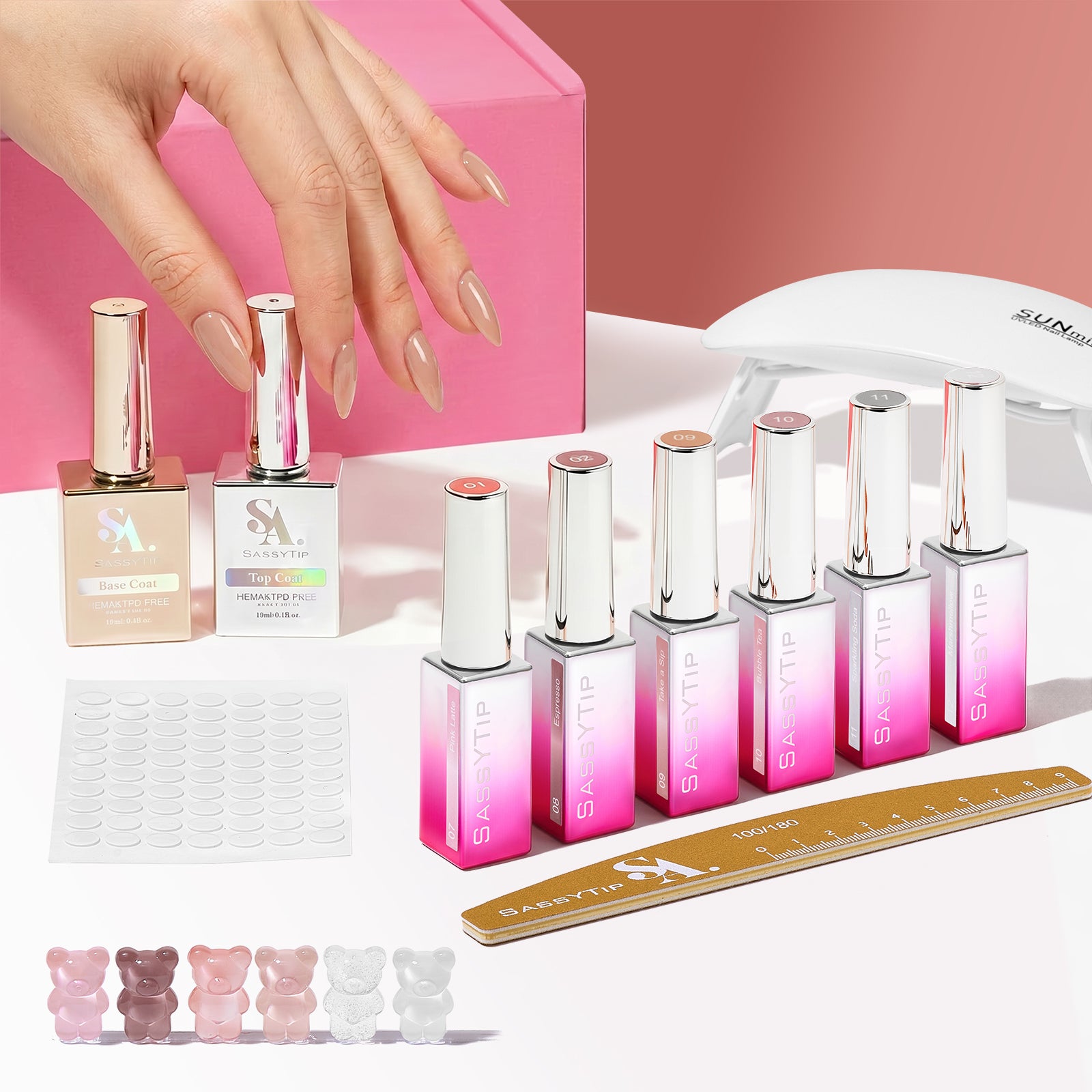 Gel Nail Kit At Home, Nude