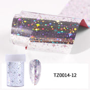 Ink-Style Nail Foil Transfer, 100×4cm
