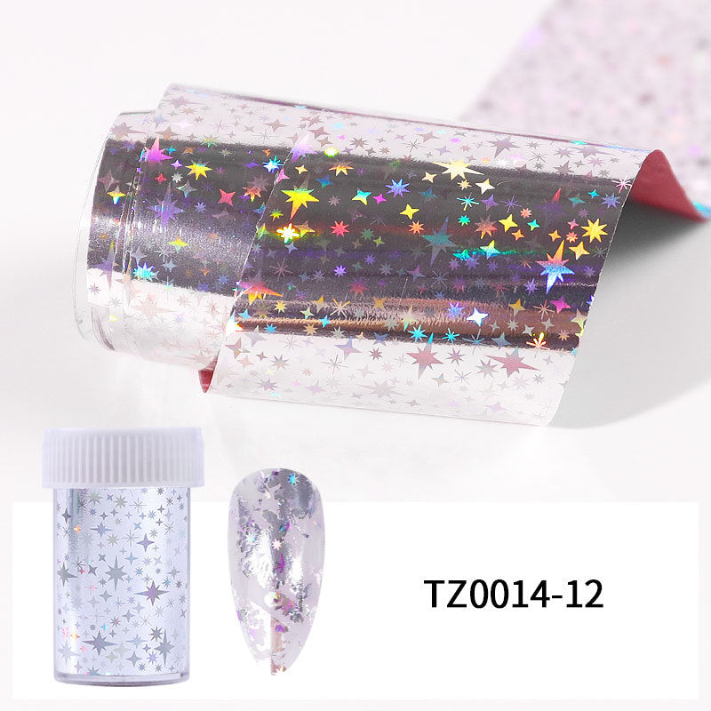 Ink-Style Nail Foil Transfer, 100×4cm