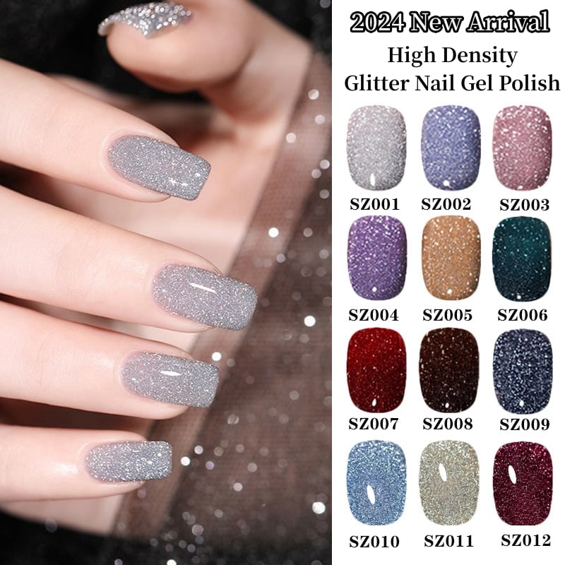 👍2025New Arrival- 50% OFF💥High Density Glitter Nail Gel Polish