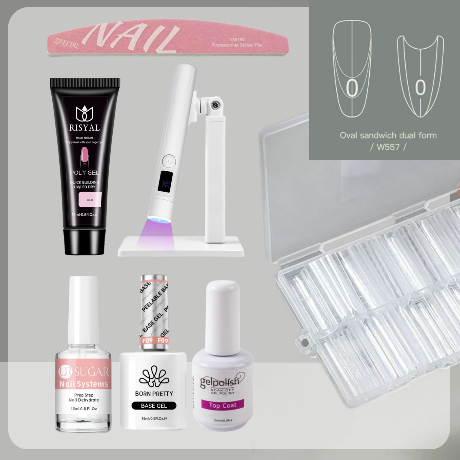 The Complete Sandwich Nail Kit for Beginner