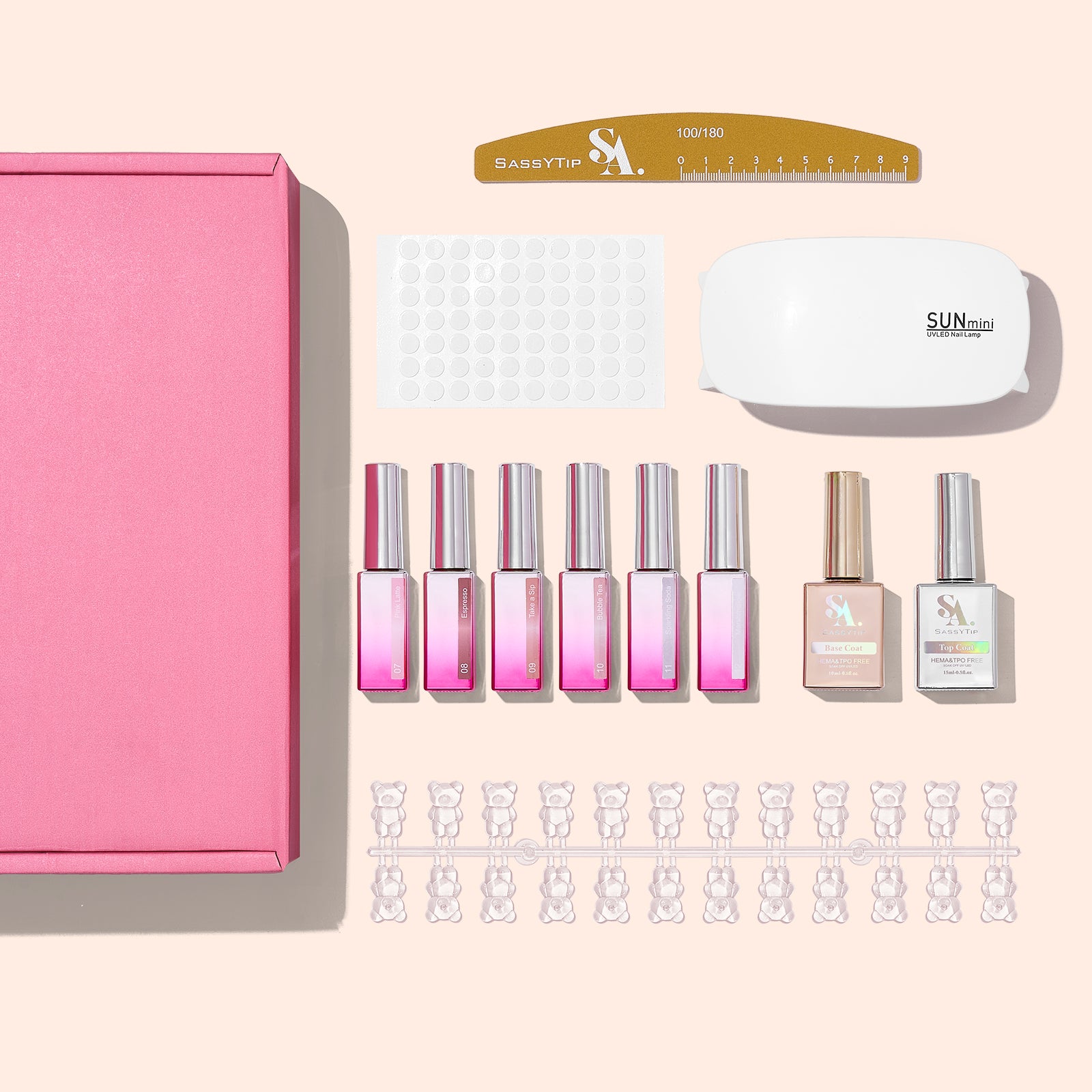 Gel Nail Kit At Home, Nude