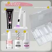 The Complete Sandwich Nail Kit for Beginner