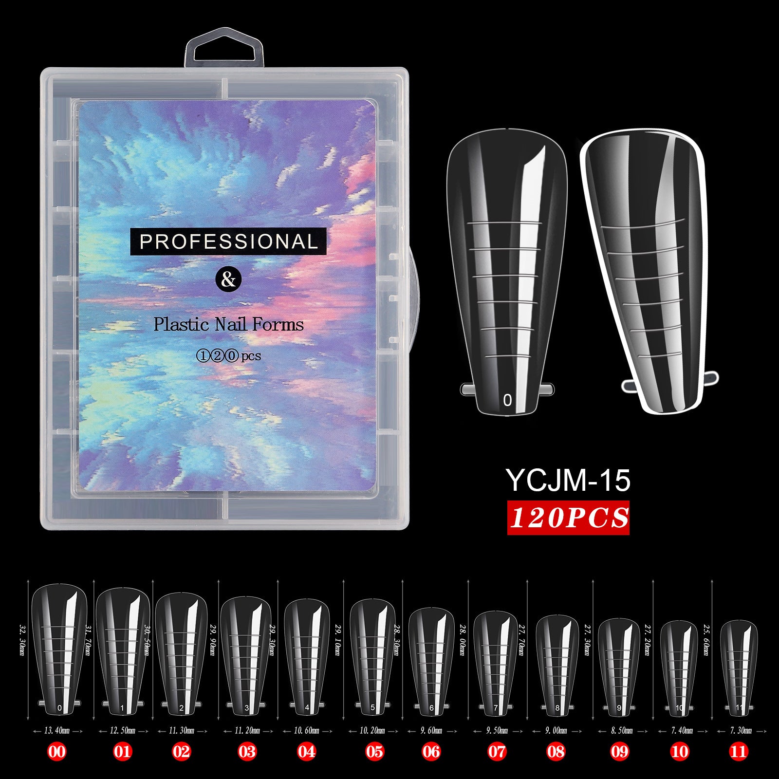 Pro-Grade Nail Extension Forms — Fast, Precise, Salon-Ready